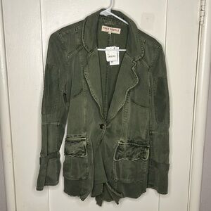 Free People green army jacket